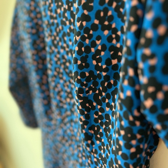 🎈Host Pick🎈EUC Boden tea dress 2P retro print waistband knee length 1/2 sleeve - Picture 6 of 15